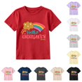 thumbnail image 1 of Glisme Toddler T Shirts For Girls 4-5 Years Short Sleeve Cartoon Pattern Tops O Neck Tee Cute Clothes Red, 1 of 4