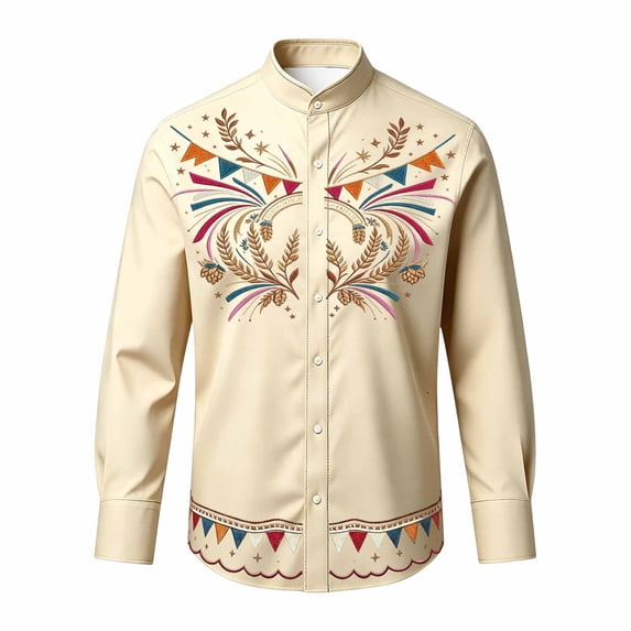 Glisme Toddler Tops For Boy 3-4 Years Long Sleeve Cartoon Pattern Blouse Turn-Down Collar Shirts Casual Clothes Khaki
