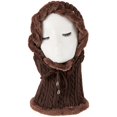 thumbnail image 1 of Glisme Winter Hat Lined Womens Wool Hat Scarf And Set Warm Earmuffs And Scarf Set Stylish Accessory Coffee, 1 of 9
