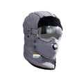 thumbnail image 1 of Glisme Winter Hat Male Outdoor Cycling Hiking Warm Windproof Hat Ear Hat Trend Accessory Dark Gray, 1 of 4