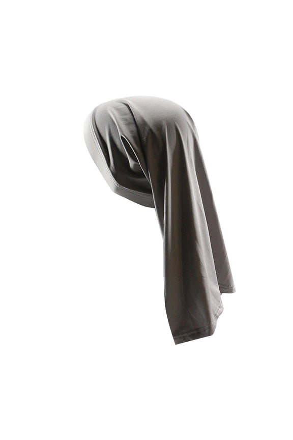 Winter Hat Men's Two End Stretch Night Cap Long Braid Hair Care Cap Dreadlocks Hair Care Cap Stylish Accessory Grey