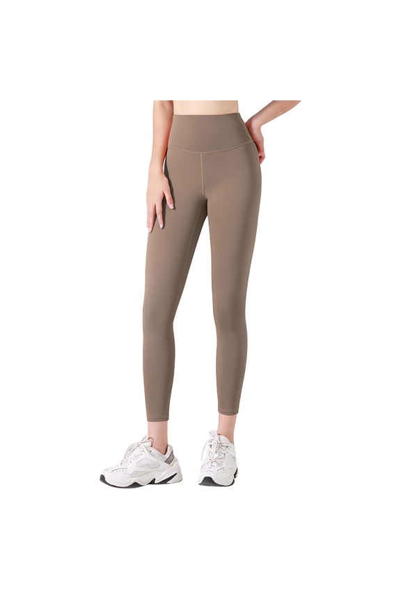 Yoga Pants Women Lifting Exercise Fitness Running High Waist Yoga Pants Workout Sports Running Athletic Pants Coffee