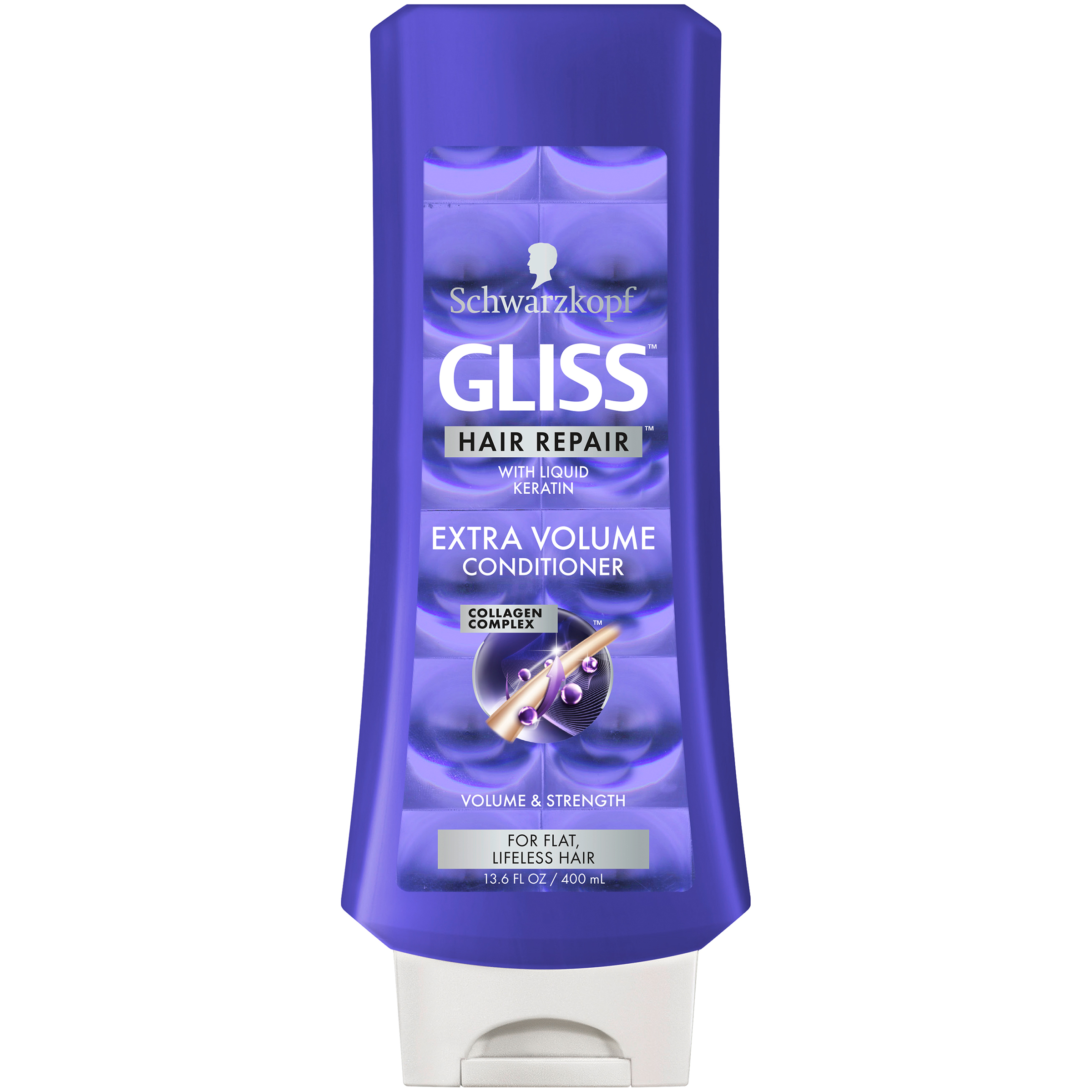 Gliss Hair Repair Conditioner, Extra Volume, 13.6 Ounce - image 1 of 5