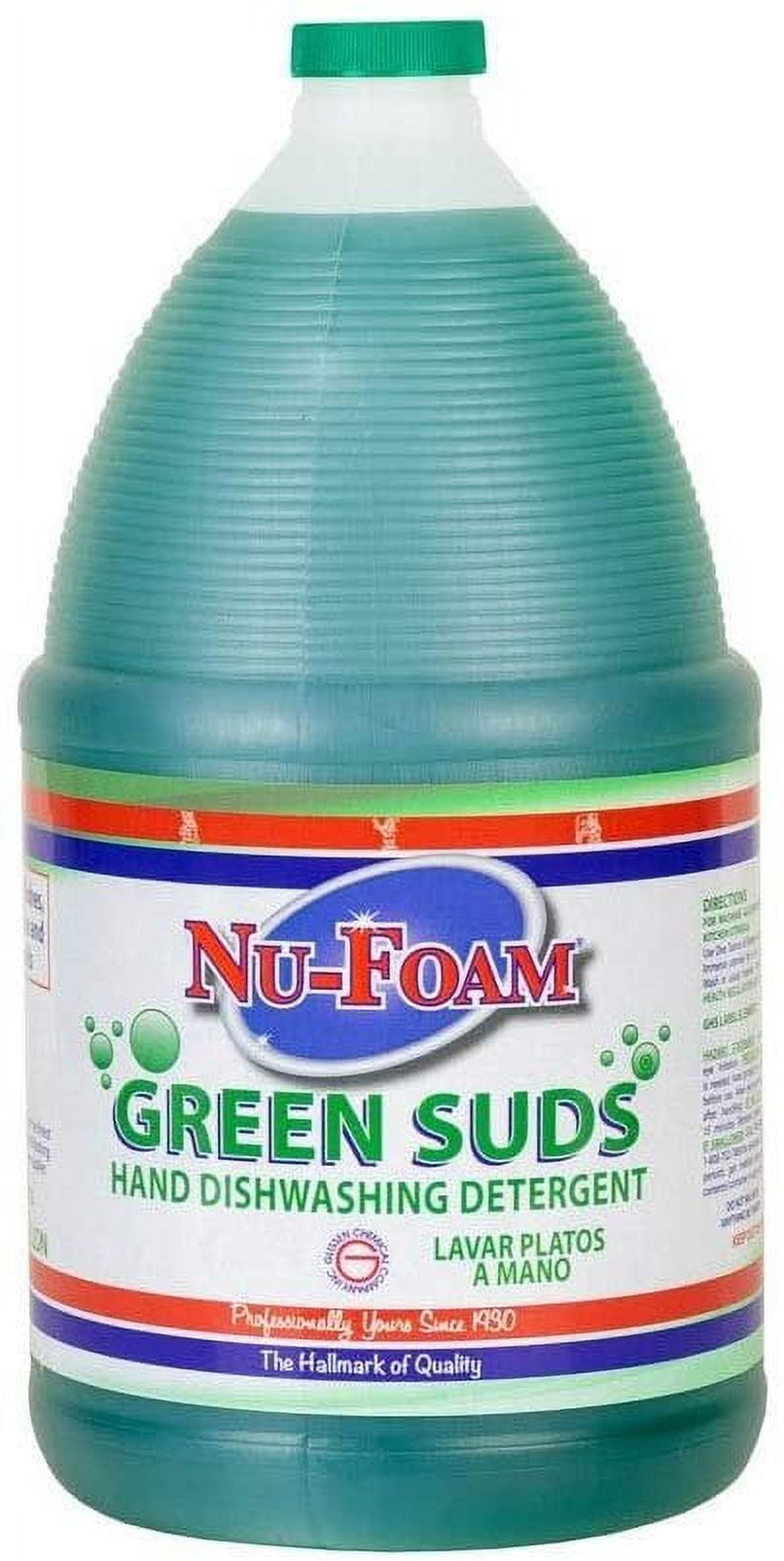 Glissen Chemical NuFoam Green Suds Hand Dishwashing Detergent Tough on