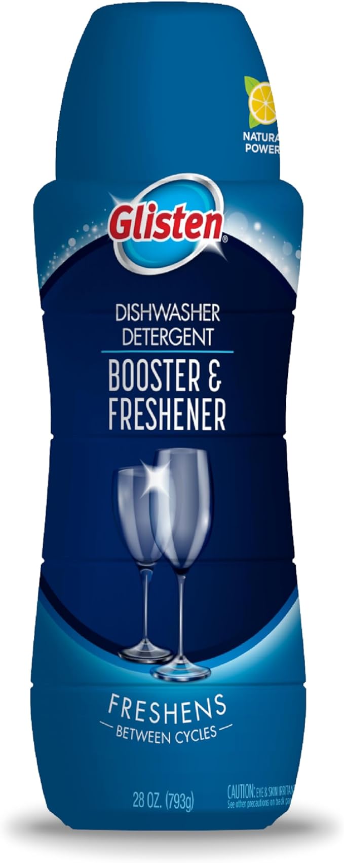 Glisten Dishwasher Detergent Booster and Freshener, Helps Eliminate