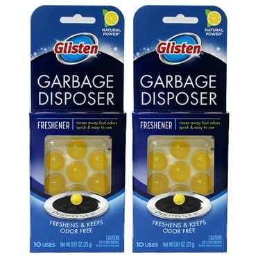 Glisten Disposer Care Freshener - Tablet - 0.81 oz - 10 / Pack | Bundle of 2 Packs