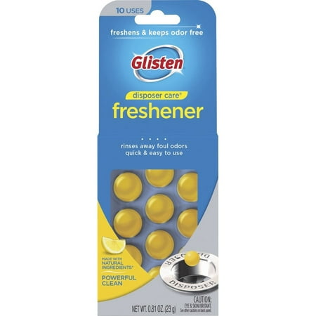 Glisten Disposer Care Freshener - Tablet - 0.81 oz - 10 / Pack | Bundle of 5