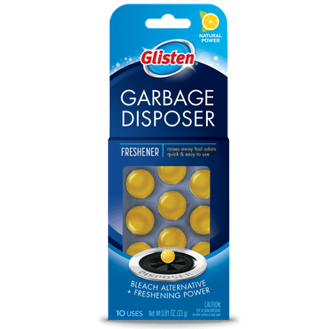 Glisten Garbage Disposer Care Freshener Pods, 10 Pack