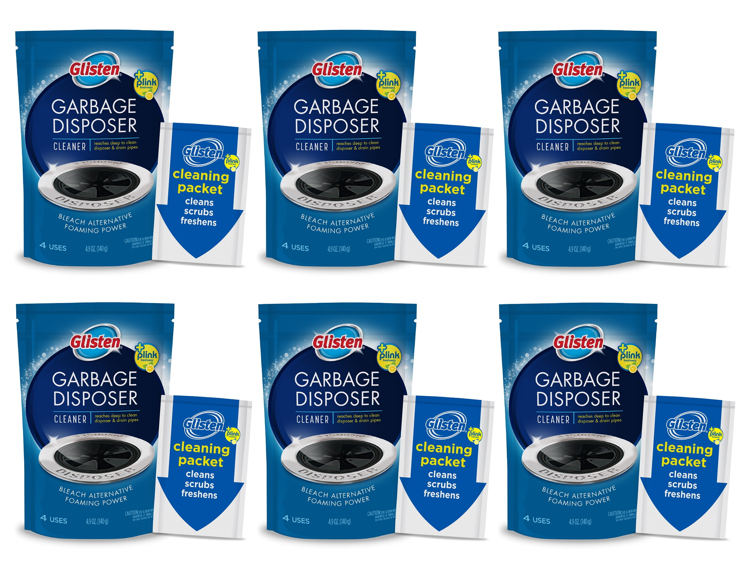 Glisten Garbage Disposer Cleaner and Freshener, Sink Disposal Odor