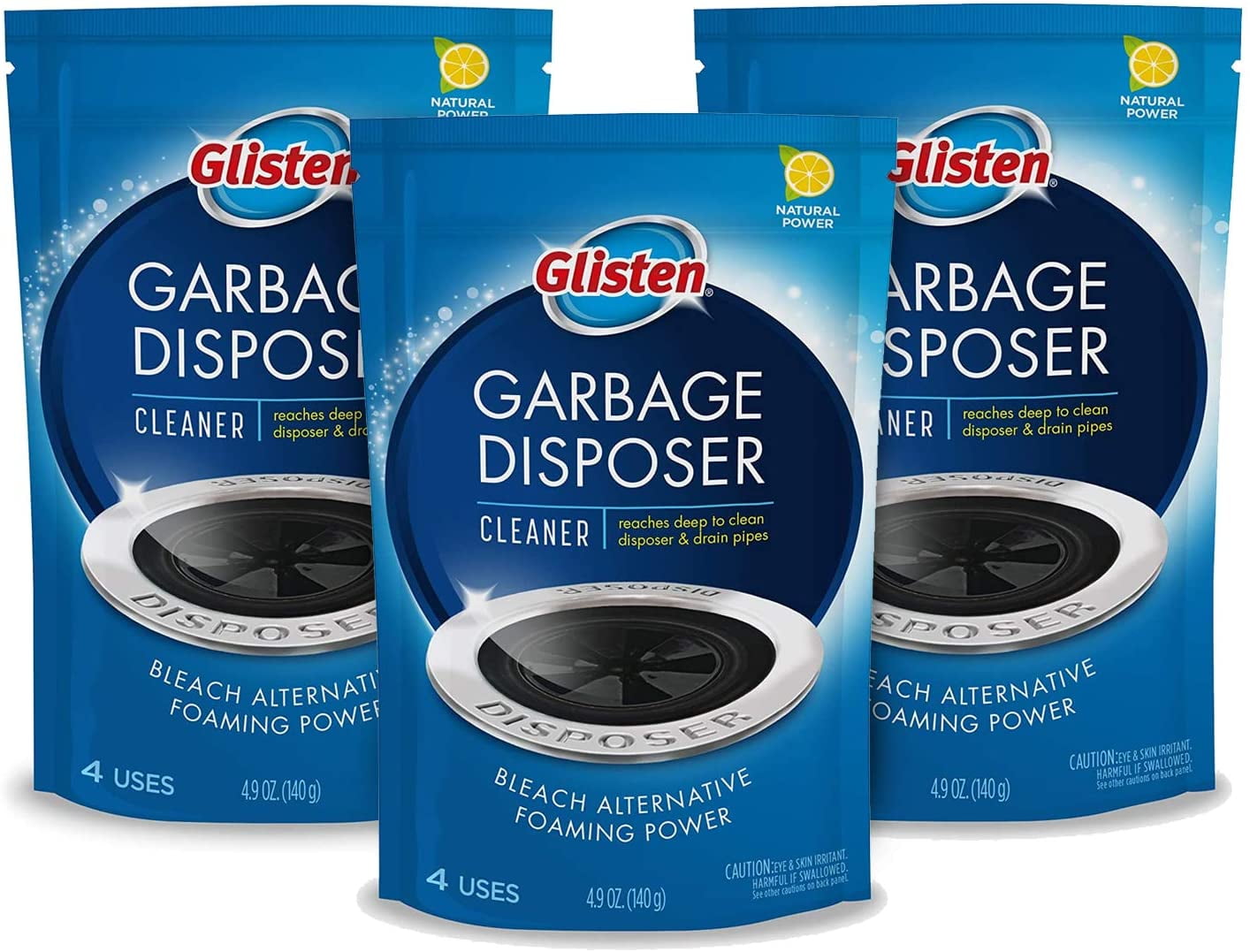 Glisten Garbage Disposer Cleaner and Freshener, Sink Disposal Odor
