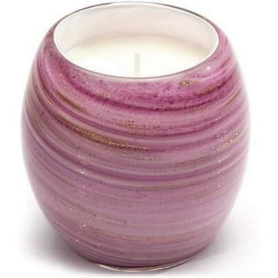 Glisten + Glass Scented Candle Rose Gold Shimmer Gardenia Bloom
