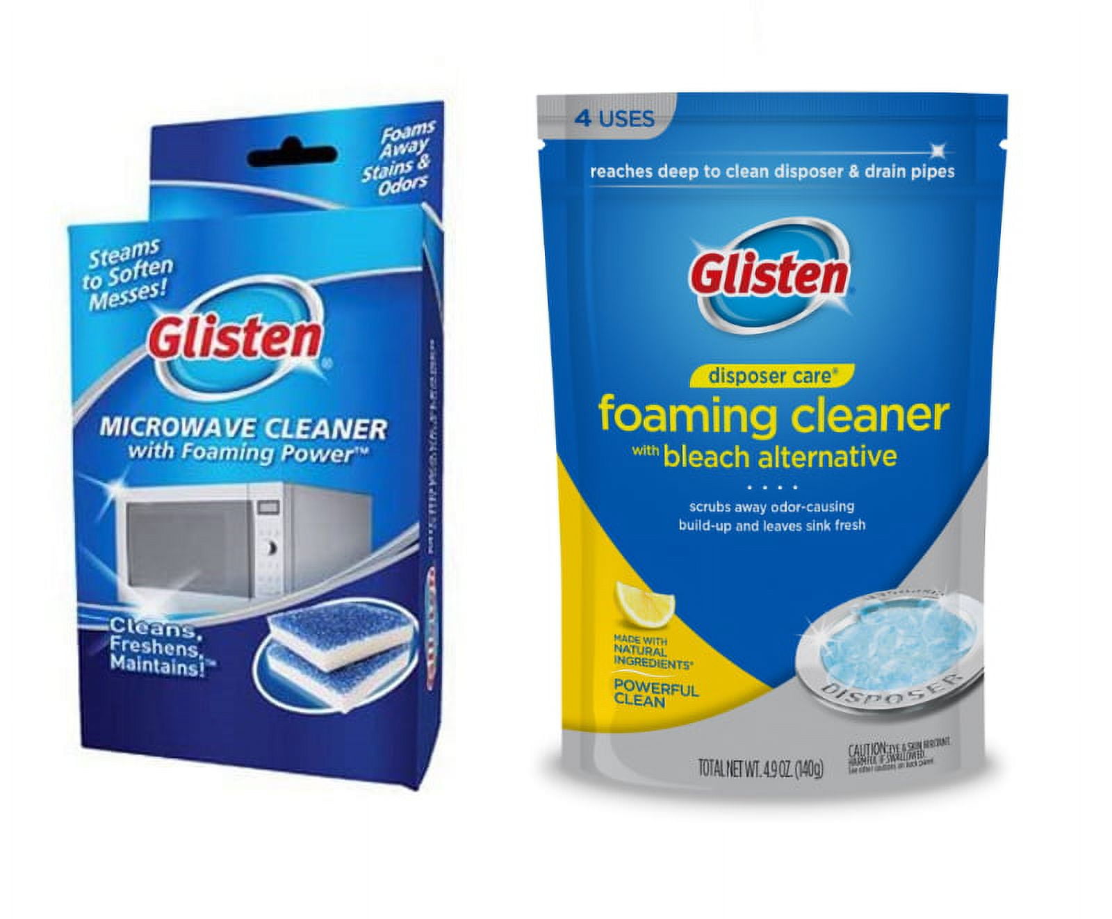 Glisten Microwave Cleaner, 2 Uses, and Disposer Care Garbage Disposal