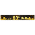 thumbnail image 1 of Glistening Golden Happy 80th Birthday Banner Backdrop Party Decoration Background for Birthday Celebrations Photo Shoots Party Events Decor Props, 1 of 8