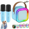 thumbnail image 1 of Glistenwing Mini Karaoke,2025 New Glistenwing Karaoke,Stellaya Mini Karaoke Machine,Fall Portable Wireless Small Karaoke Speaker Kids with 2 Mic,Immersive 3D Sound Quality, 1 of 7