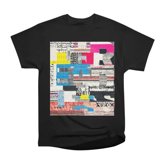 Glitch Fabric Signal Scrap T-Shirt Tee Gift For Him Merch For Her Apparel For Friend
