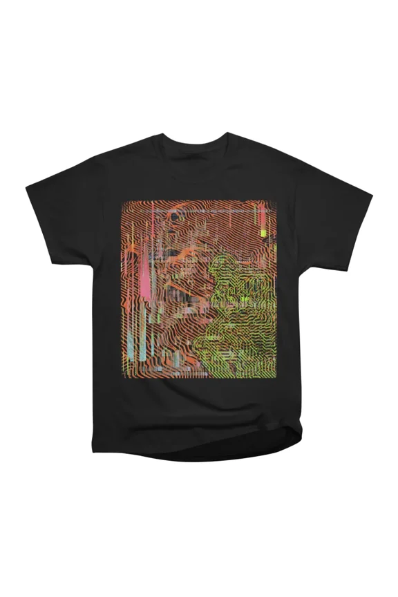 Glitch Inception Data Visions Circuitous Patterns T-Shirt Tee Gift For Him Merch For Her A