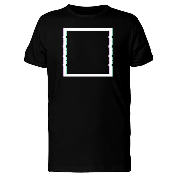 Glitch Square  Tee Men's -Image by Shutterstock
