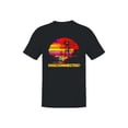 thumbnail image 1 of Glitch Sunset Disconnected Art Men's T-shirt, 1 of 3