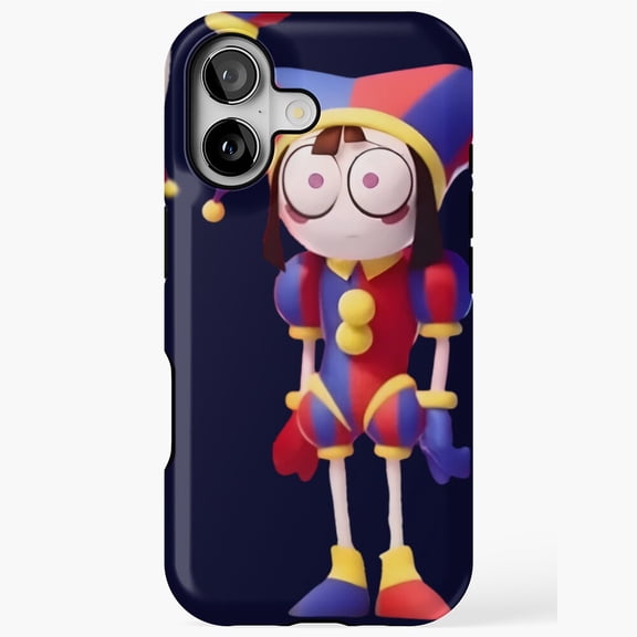 Glitch Text Circus Design Case for iPhone 17 16 15 14 13 12 11 Pro Max