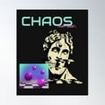 thumbnail image 1 of Glitch Vaporwave Chaos Magick Aesthetic 1 Poster Wall Art, Modern Wall Decor For Living Room Bedroom, 8x12 UNFRAMED, 1 of 3