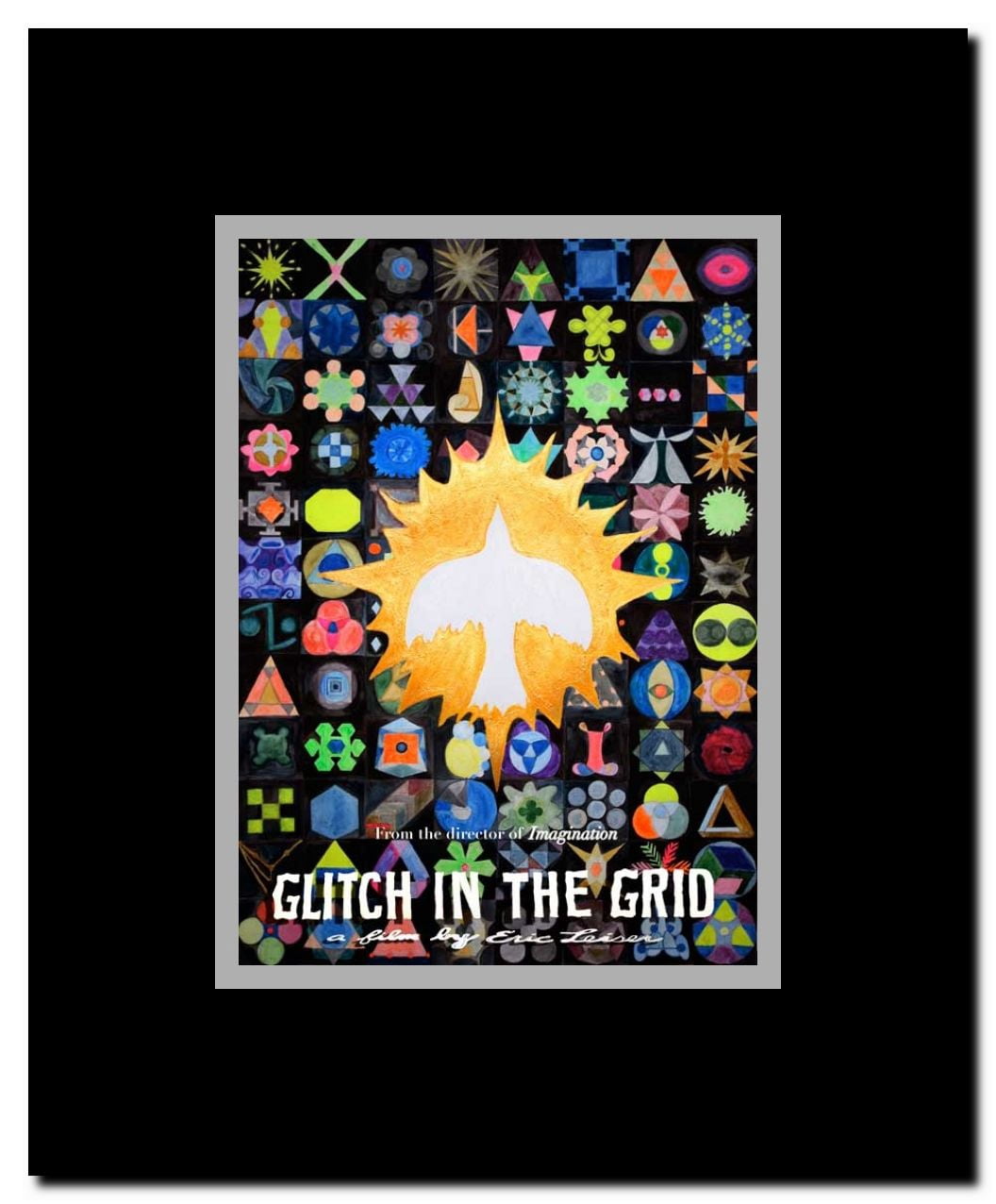 Glitch in the Grid Framed Movie Poster