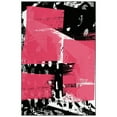 thumbnail image 1 of Glitch n II Washable Abstract Art Area Rug size 5'x8', 1 of 7
