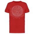 thumbnail image 1 of Glitched Grid Wireframe Tee Men's -Image by Shutterstock, 1 of 4
