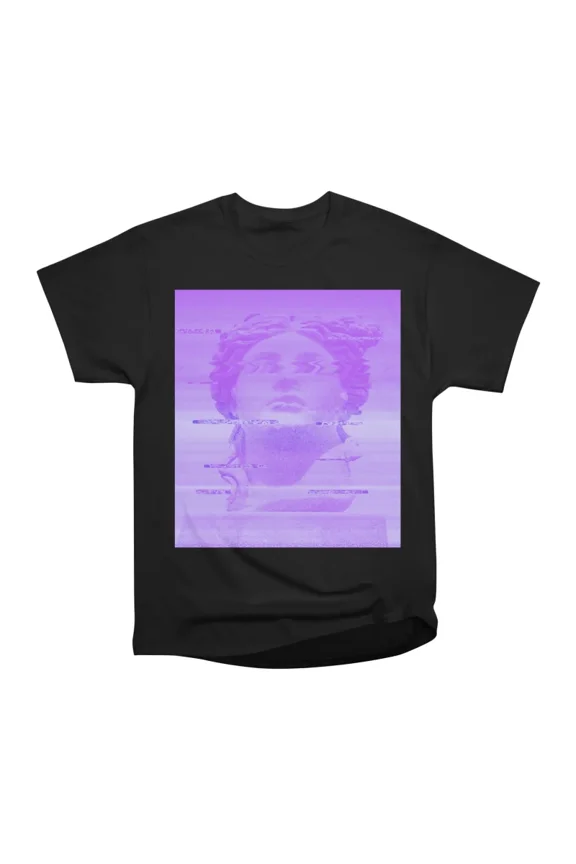 Glitched Head T-Shirt Tee Gift For Him Merch For Her Apparel For Friend