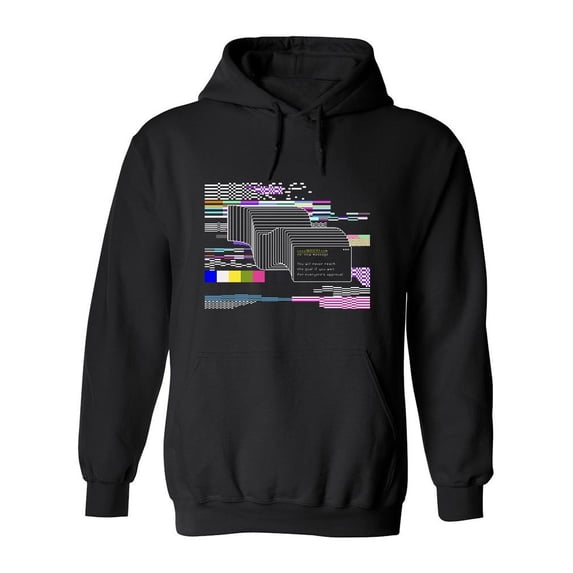 Glitching Tabs Hoodie Men -Image by Shutterstock, Male XX-Large