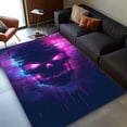 thumbnail image 1 of Glitchy Digital Skull Rug 3x5 ft = 95x155 cm, 1 of 5