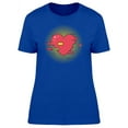 thumbnail image 1 of Glitchy Heart T-Shirt Women -Image by Shutterstock, Female x-Large, 1 of 2