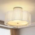 thumbnail image 1 of Glitnous Rattan Ceiling Light Fixtures Boho Flush Mount Light Fixtures Ceiling Light Modern Rattan Chandelier Lighting, 1 of 7
