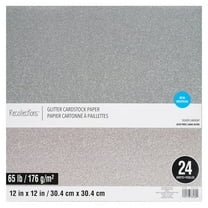 Glitter Primary 12 x 24 Cardstock Paper by Recollections™, 12 Sheets