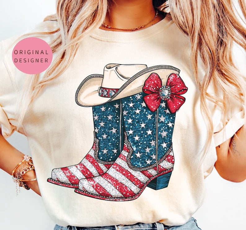 Independence Day Leather Apparel – Patriotic Western Skirt & Crop Top Outfit