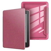 Glitter Acrylic Case for Kindle 11/12th Generation 6 (2024/2022 Release) - Glitter Raspberry | Ultra Thin Cover with Auto Wake/Sleep, Scratch Protection