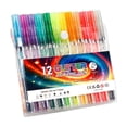 thumbnail image 1 of Glitter Acrylic Paint Pens, Water-Based Metallic Markers with 1.2mm Tips for Painting, Journaling, and DIY Craft Projects, Glitter Marker Set for Art and Decor,12pc, 1 of 4