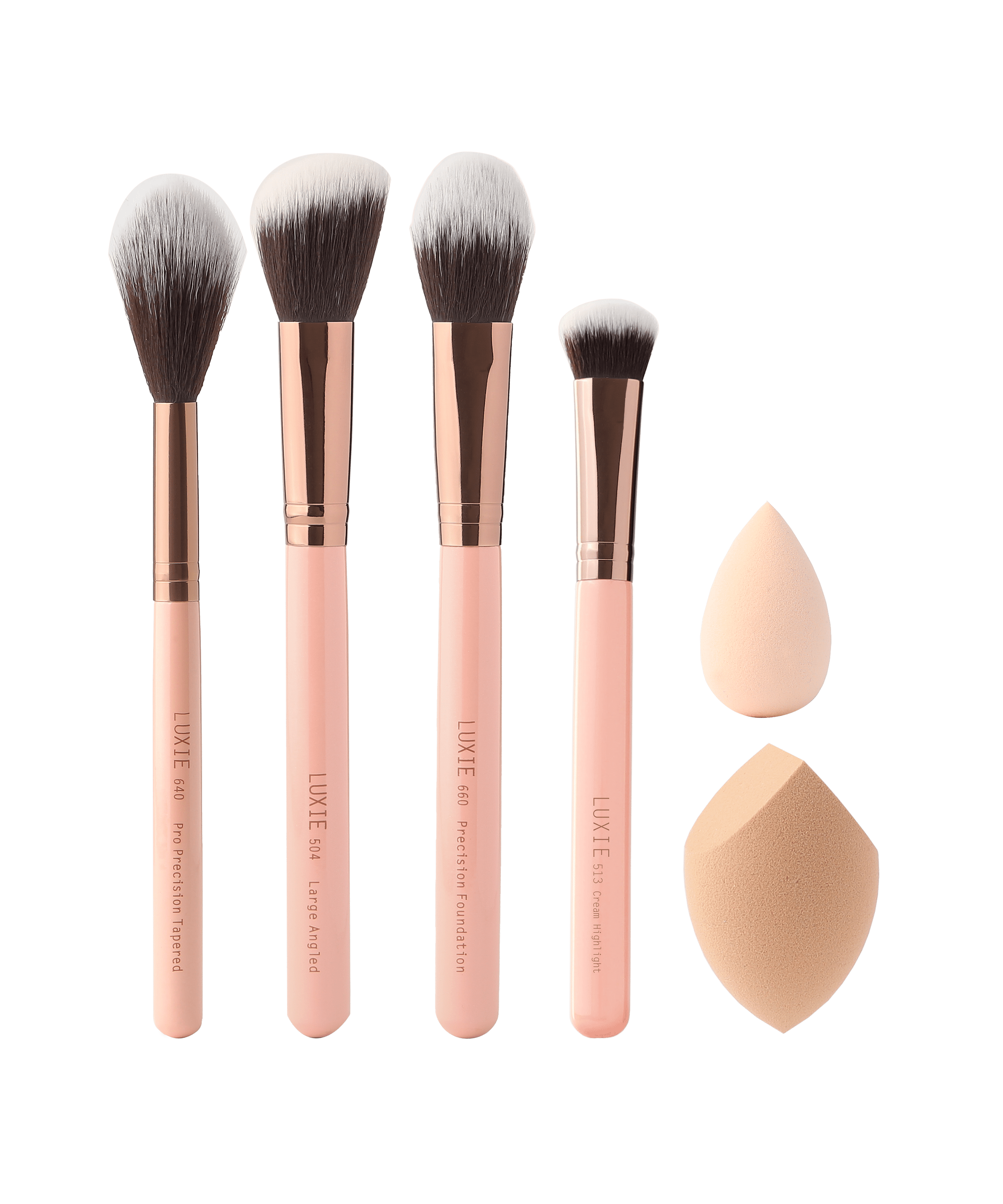 Luxie Beauty Complete Face & high quality Eye Brush Set