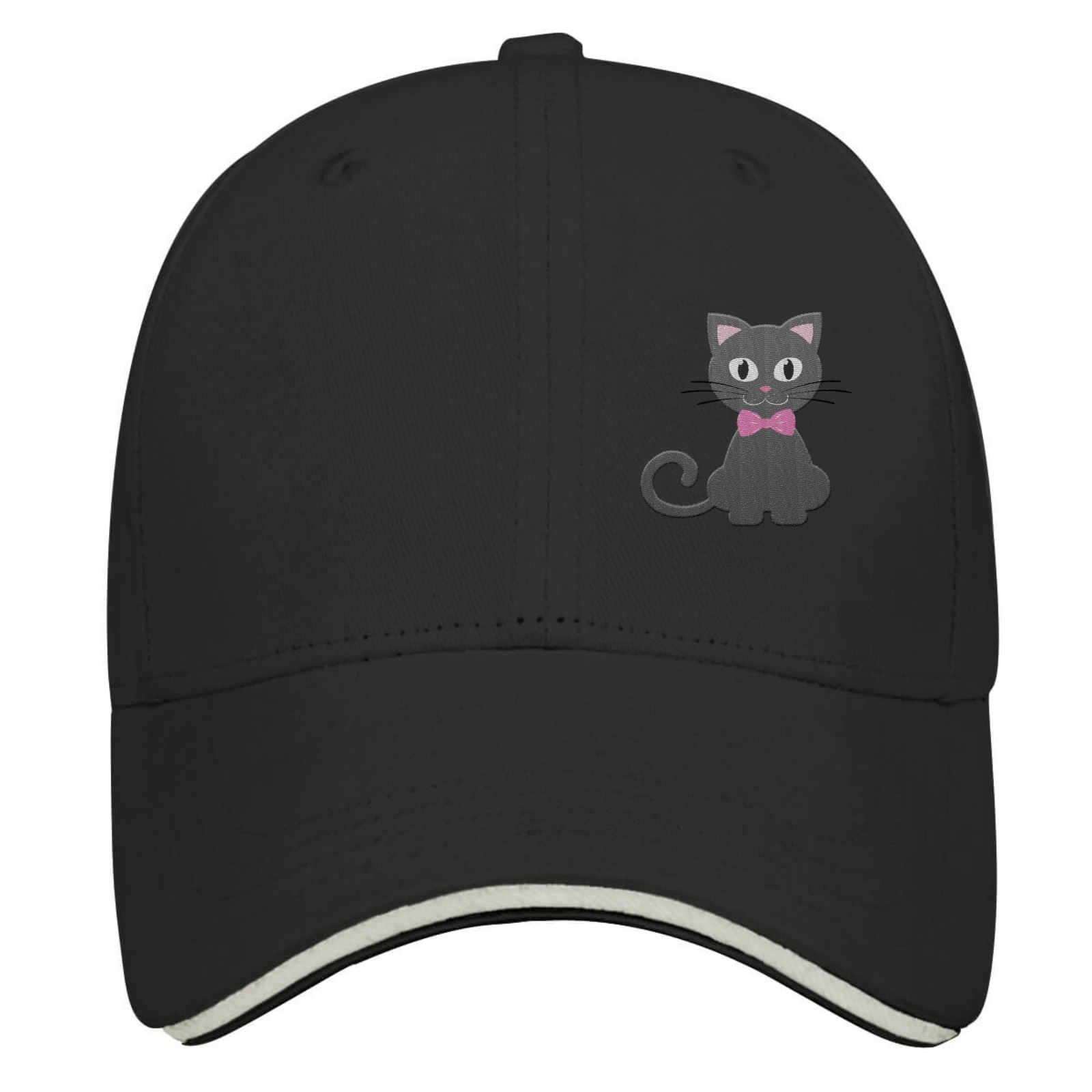 Glitter Baseball Cap I'm a black cat Embroidery Dad Caps for Women
