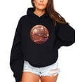 thumbnail image 1 of Glitter Basketball Hoodie for Women & Teen Girls Sparkle Game Day Pullover Sweatshirt, 1 of 8