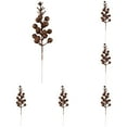 thumbnail image 1 of Glitter Berry Stems for Christmas Tree Ornaments, 20Pcs Brown Picks and Sprays Artificial Branches Xmas Tree Filler Holiday Wreath Garland Decorations Home Décor, 8.66 Inches, 1 of 7