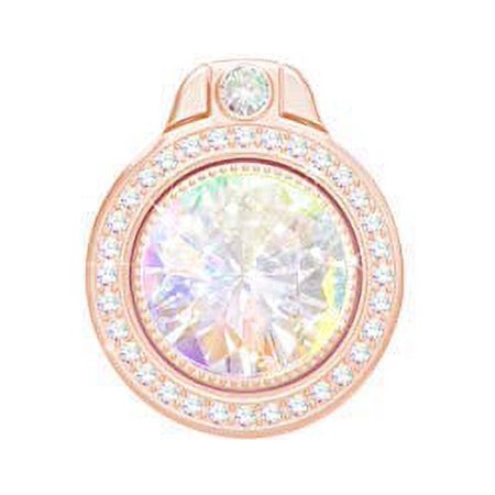 Glitter Bling Bling Phone Ring Holder,Sparkle Phone Ring Artificial Diamond Kickstand,Rhinestone Cell Phone Finger Ring Grip for Girls/Women (Rose Gold)