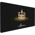 thumbnail image 1 of Glitter Bling Queen Crown Desk Mat,Extended Gaming Mouse Pad Large Non-Slip Rubber Base Mousepad with Stitched Edges,Waterproof Desk Pad for Computer/Laptop/Work/Office/Home 31.5" X 15.7", 1 of 6