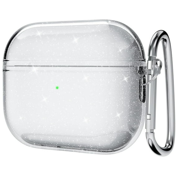 Glitter Bling Transparent Case for AirPods Pro 2 3 1 Soft Cover