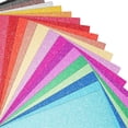 Glitter Cardstock Paper, 40 Sheets 20 Colors No-Shed Sparkly Glitter ...