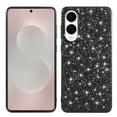 thumbnail image 1 of Glitter Case for Samsung Galaxy S25 Edge, Sparkle Crystal Bling Slim Lightweight Cover, Military Grade Protection Silicone Rubber Shockproof Anti-Scratches Case for Girls Women, Black, 1 of 5