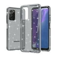 thumbnail image 1 of Glitter Clear Case for Samsung Galaxy A03s, Shining Sparkle Bling Military Grade Soft TPU Anti-Scratch Shockproof Cover Full Coverage Non-Yellowing Non-Slip Translucent Slim Lightweight Case,Gray, 1 of 5