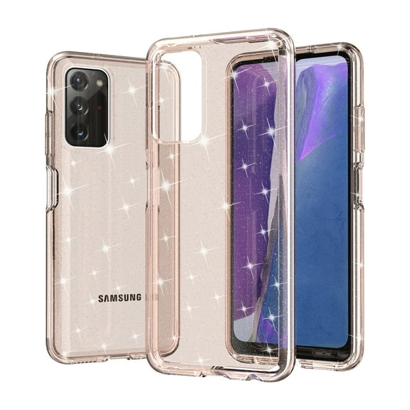 Glitter Clear Case for Samsung Galaxy A03s, Shining Sparkle Bling Military Grade Soft TPU Anti-Scratch Shockproof Cover Full Coverage Non-Yellowing Non-Slip Translucent Slim Lightweight Case,Gold