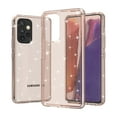 thumbnail image 1 of Glitter Clear Case for Samsung Galaxy A33 5G, Shining Sparkle Bling Military Grade Soft TPU Anti-Scratch Shockproof Cover Full Coverage Non-Yellowing Non-Slip Translucent Slim Lightweight Case,Gold, 1 of 5