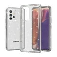 thumbnail image 1 of Glitter Clear Case for Samsung Galaxy A53 5G, Shining Sparkle Bling Military Grade Soft TPU Anti-Scratch Shockproof Cover Full Coverage Non-Yellowing Non-Slip Translucent Slim Lightweight Case,White, 1 of 5