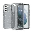 thumbnail image 1 of Glitter Clear Case for Samsung Galaxy S23 Plus, Shining Sparkle Military Grade Soft TPU Anti-Scratch Shockproof Cover Full Coverage Non-Yellowing Non-Slip Translucent Slim Lightweight Case, Gray, 1 of 5